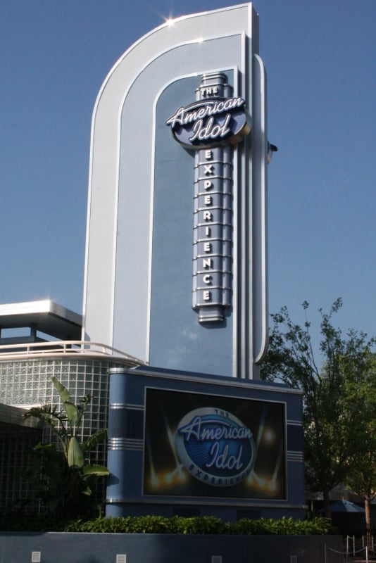 The American Idol Experience marquee sign