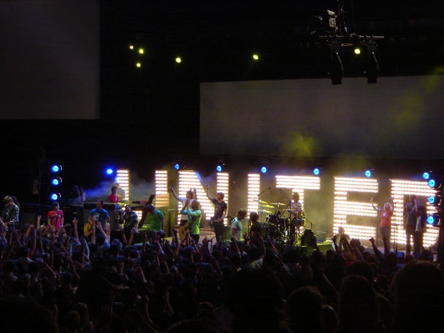 Hillsong Church, a Pentecostal mega church in Sydney, Australia, known for its contemporary worship music