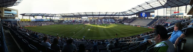 Sporting Kansas City plays the New England Revolution at Children's Mercy Park.