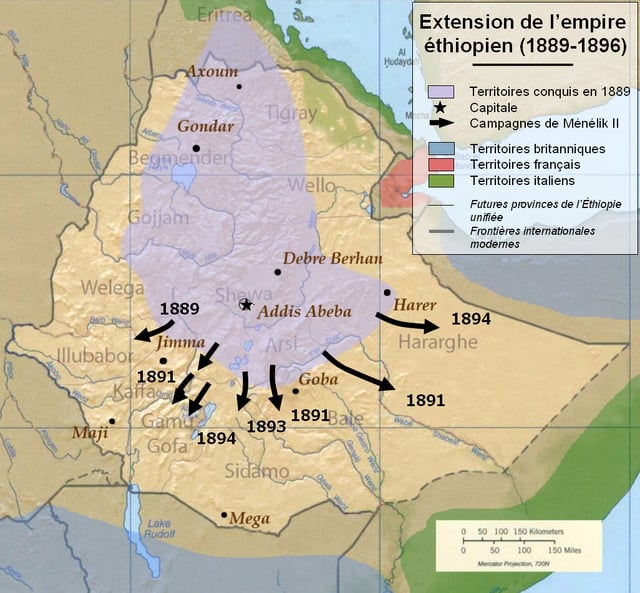 Menelik's campaigns 1889–96