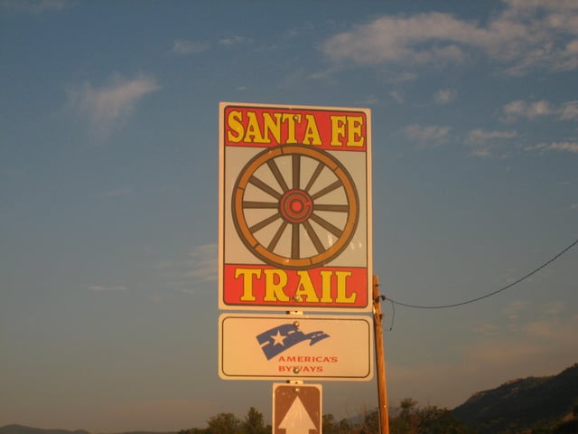 Santa Fe Trail in Cimarron, New Mexico