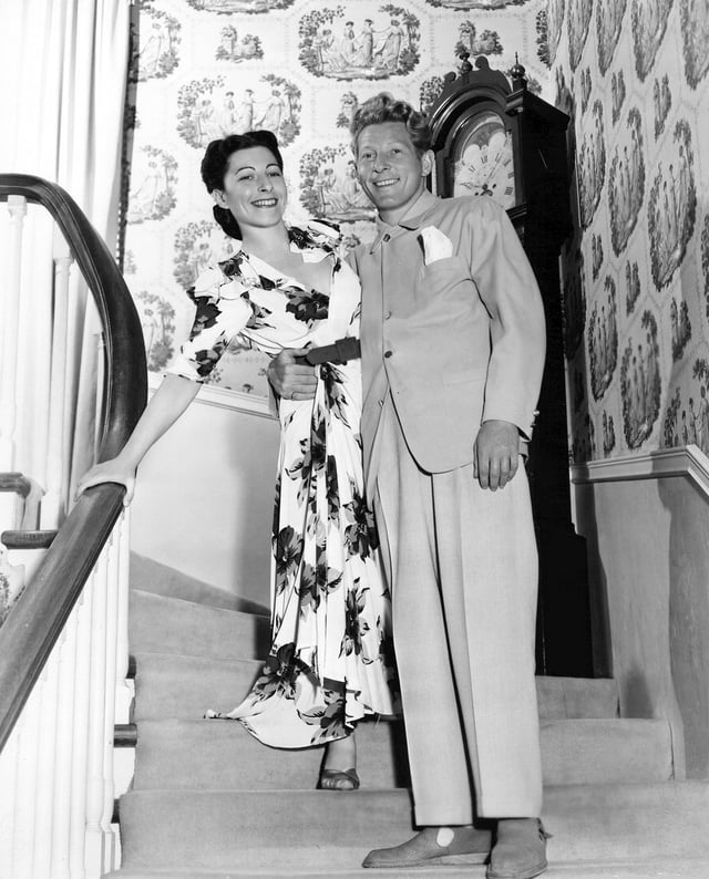 Sylvia and Danny Kaye, 1945