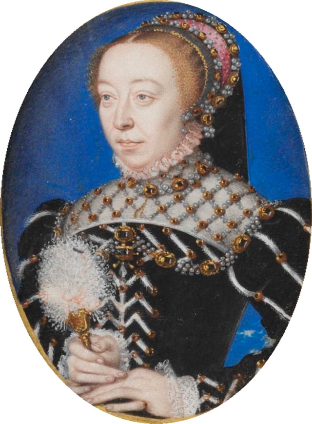 Italian duchess Catherine de' Medici, credited with introducing ice cream into Europe in the 16th century