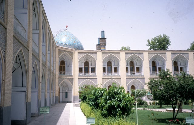 The Mothers Inn caravanserai in Isfahan, that was built during the reign of Shah Abbas II, was a luxury resort meant for the wealthiest merchants and selected guests of the shah. Today it is a luxury hotel and goes under the name of Hotel Abassi.
