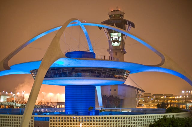 The Theme Building at Los Angeles Airport