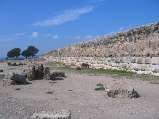 Roman wall at Empúries