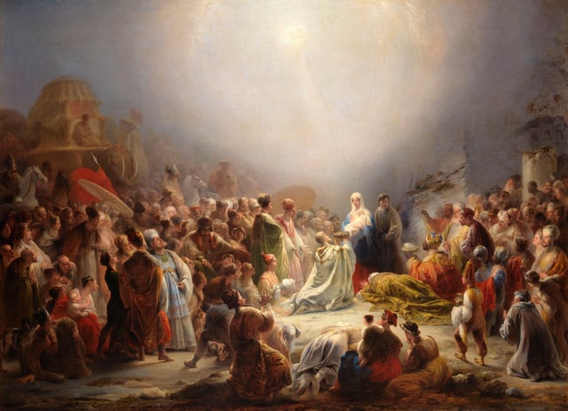Domingos Sequeira was one of the most prolific neoclassical painters. (Adoration of the Magi; 1828).