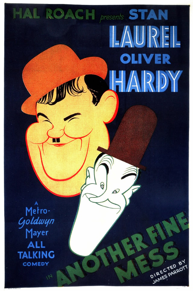 Movie poster for Another Fine Mess (1930)