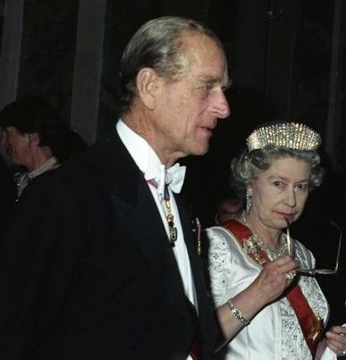 Philip and Elizabeth in Germany, October 1992