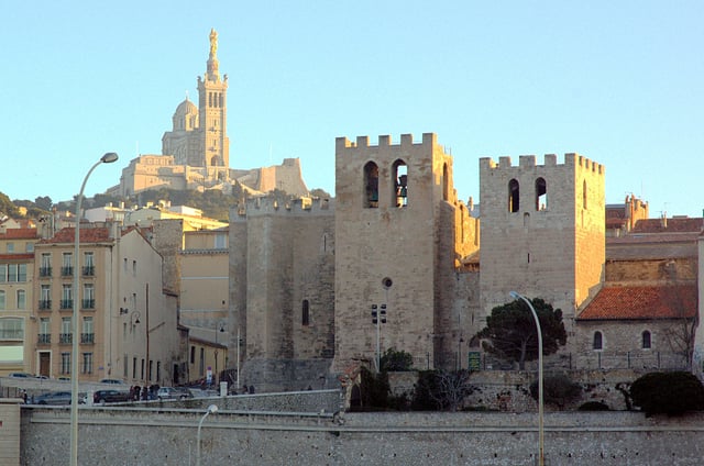 The Abbey of St. Victor and the basilica of Notre-Dame de la Garde