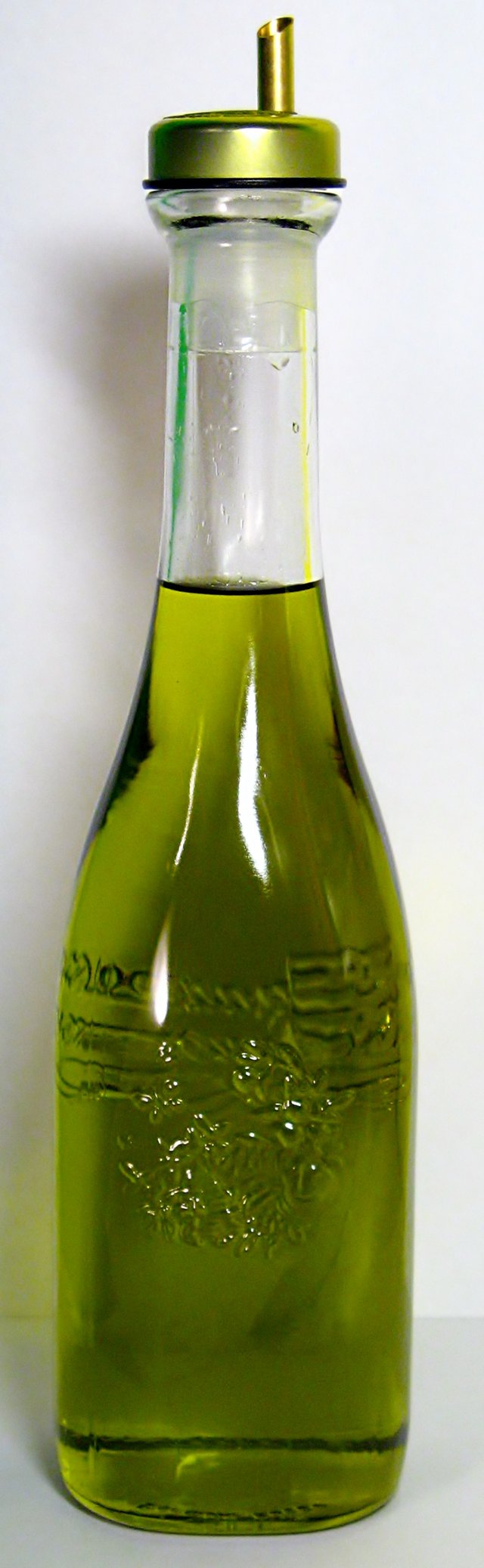 A bottle of Italian olive oil