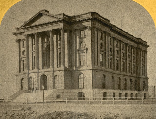 Original Rogers Building, Back Bay, Boston, 19th century