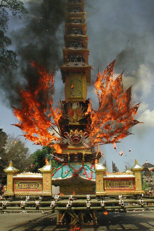 Cremation in Ubud