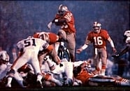 Roger Craig (middle) and Joe Montana (right) led the 49ers to their second Super Bowl victory (XIX) in four seasons.
