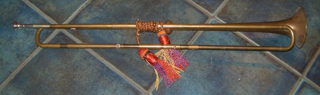 Reproduction baroque trumpet by Michael Laird