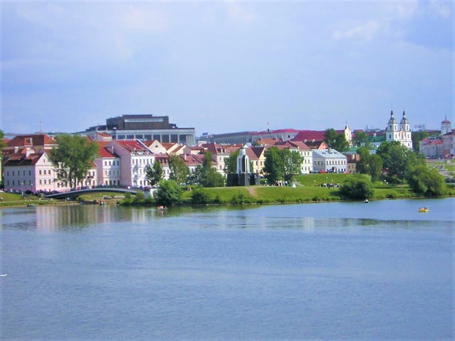 Trayetskaye Pradmestsye contains the remains of pre-WWII Minsk on the Svislach bank.