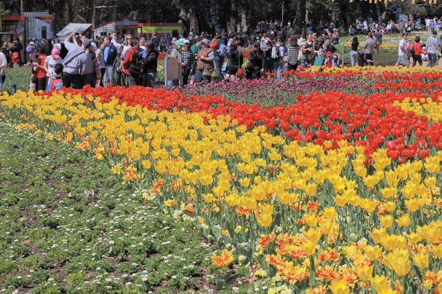 Floriade is held in Commonwealth Park every spring. It is the largest flower festival in the Southern Hemisphere, employing and encouraging environmental practises, including the use of green energy.