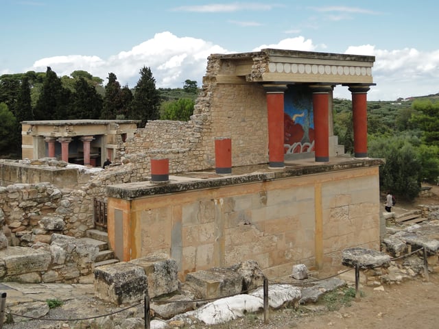 The Palace of Knossos, the largest Minoan palace