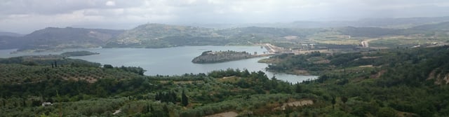 Panoramic view of Ayn al-Bayda, Latakia, a village in Northern Syria