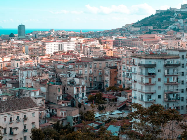 urban density in central Naples
