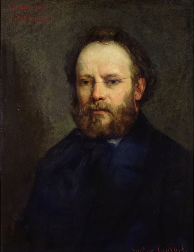Pierre Joseph Proudhon, anarchist theorist who advocated for a decentralist non-state system which he called "federalism"