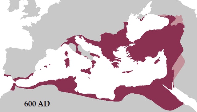 The Roman Empire in 600