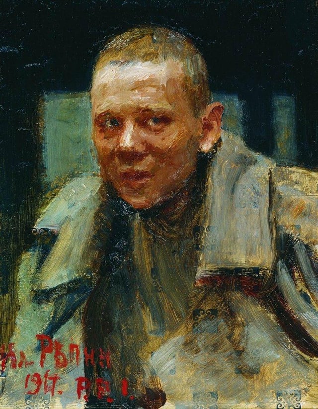 Deserteur (Дезертир), by Ilya Repin, 1917