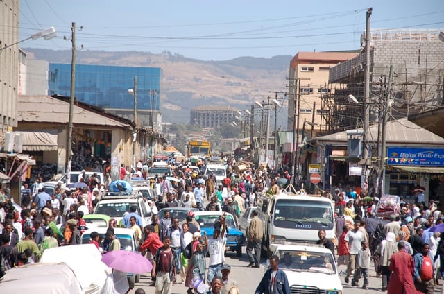 Street in Addis Abeba