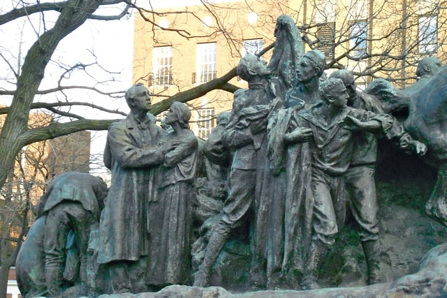 Wars Of America by Mt.Rushmore sculptor Gutzon Borglum in Military Park