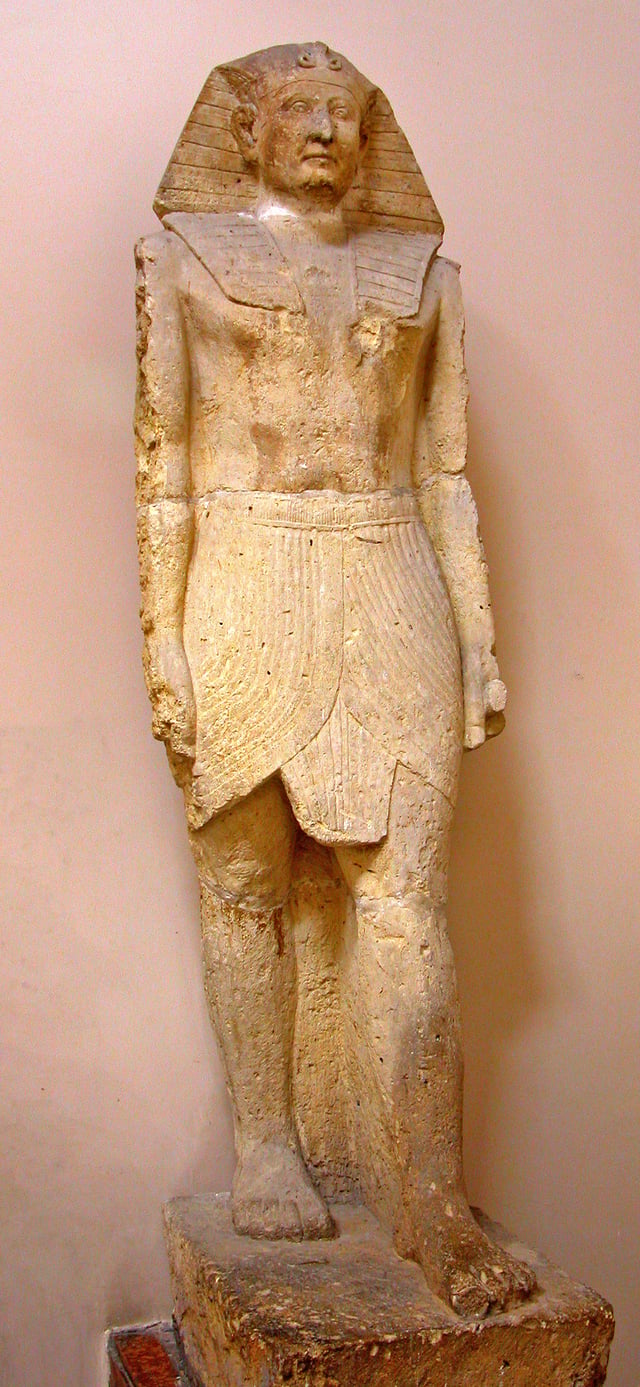 Ptolemy XII, father of Cleopatra VII as Pharaoh. Found at the Temple of Crocodile, Fayoum