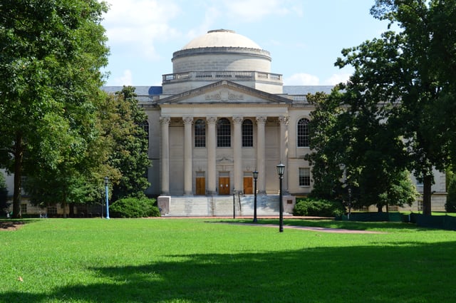 Louis Round Wilson Library opened in 1929 and serves as the special collections library.