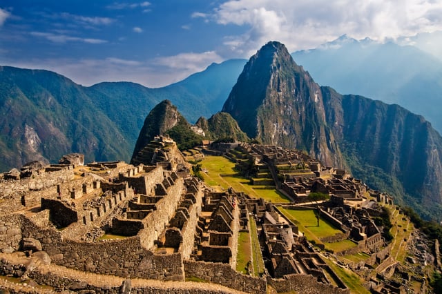 The sanctuary of Machu Picchu, an iconic symbol of pre-Columbian Peru.