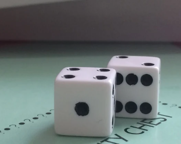 2 standard dice, included in the original Monopoly Board Game.