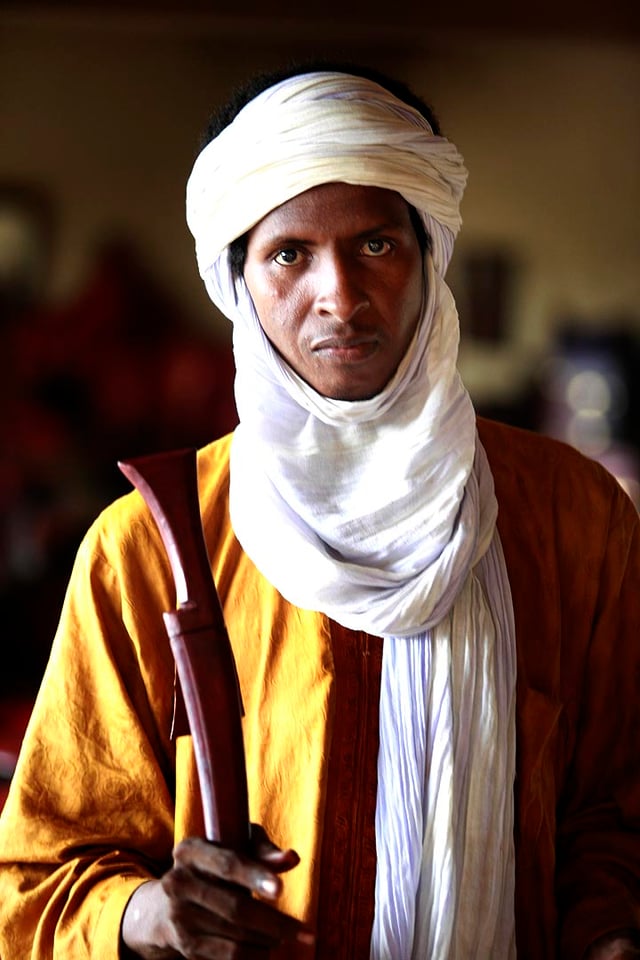 A Burkinabè Tuareg man in Ouagadougou