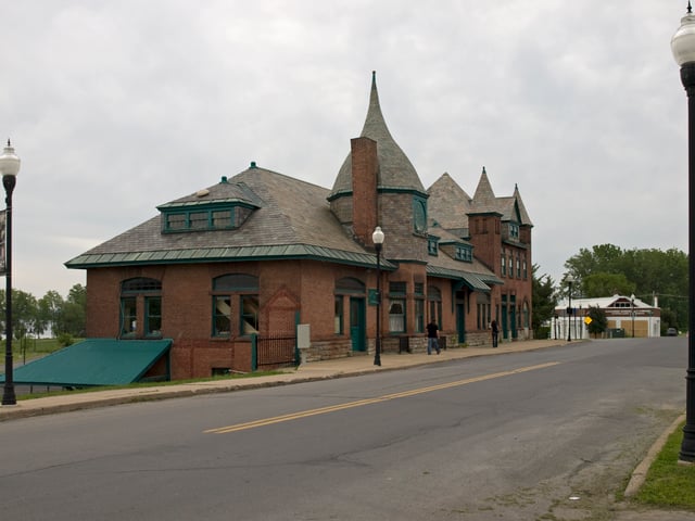 Plattsburgh's Amtrak train station