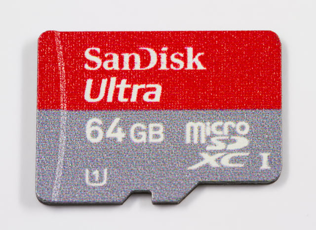 64GB SanDisk Ultra microSDXC card (with UHS-I and UHS Speed Class 1 markings)