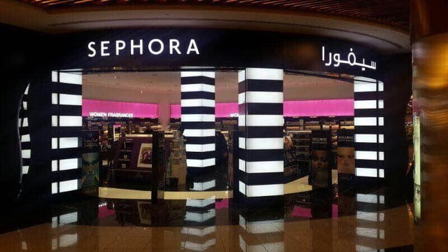Sephora storefront in Dalma Mall