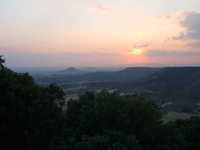 Guadalajara mountains seen from Trijueque