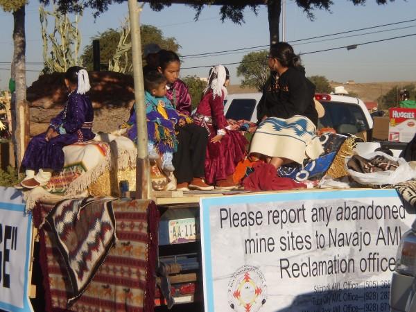 Native peoples are concerned about the effects of abandoned uranium mines on or near their lands.