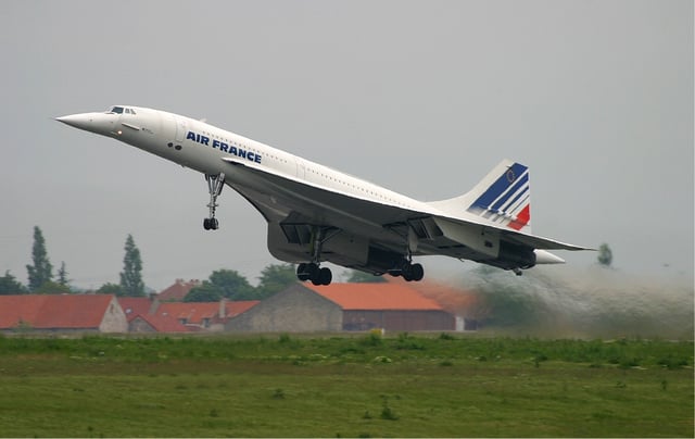Air France Concorde at CDG Airport in 2003