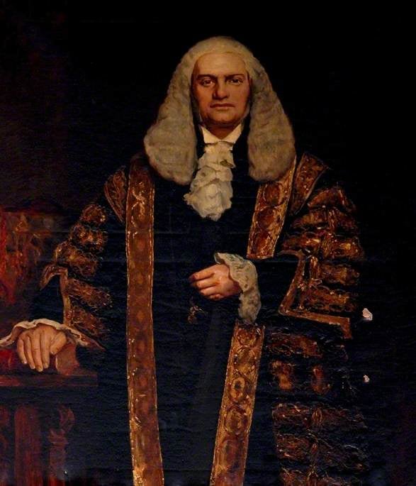 Lord Herschell as Lord Chancellor, by Hubert von Herkomer.