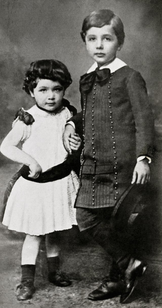 Maja and Albert, c. 1886