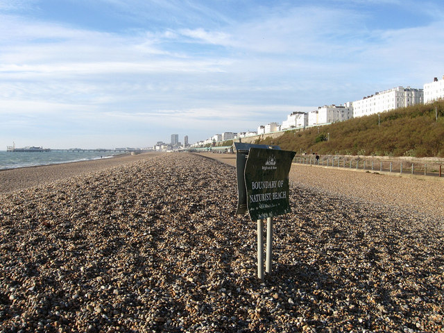 Cliff Beach, Britain's first naturist beach