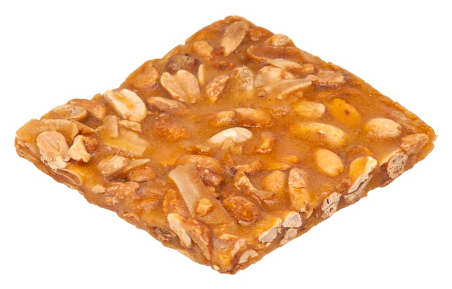 Brittles are a combination of nuts and caramelized sugar.