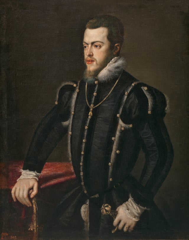 Philip II of Spain, Philip I of Portugal, portrait by Titian