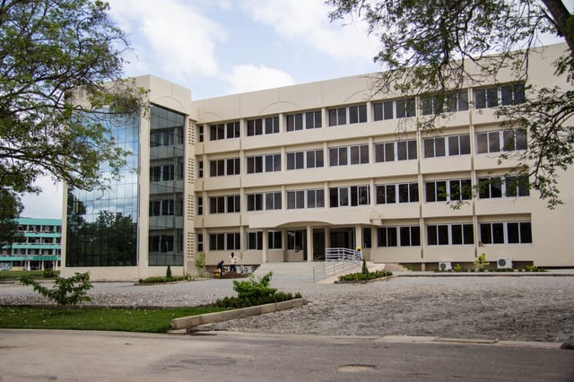 Front view of the University of Education, Winneba (UEW) North Campus in Winneba