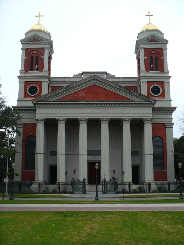 The Cathedral Basilica of the Immaculate Conception, seat of the Archdiocese of Mobile.