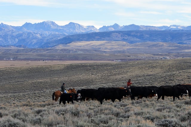 Green River valley in Wyoming