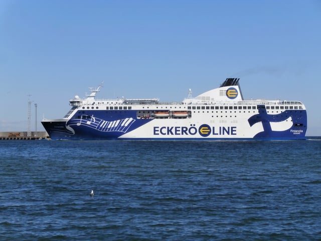 Eckerö Line Finlandia, one of the Baltic Sea cruiseferries