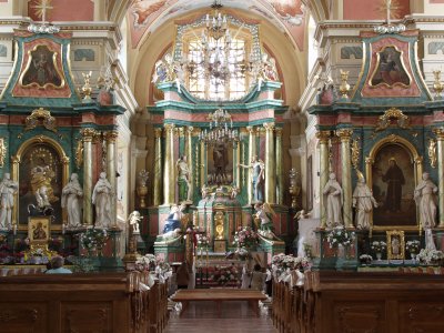 Interior of the Baroque St. Anthony's Church